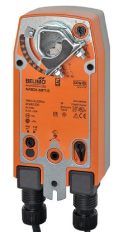 Belimo NFB24-MFT-S Damper Actuator, 90 in-lb 10 Nm, Spring Return, 2...10 V - Image 1