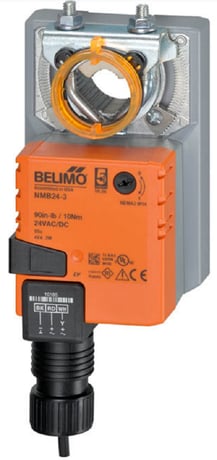 Belimo NMB24-3 Damper Actuator, 90 in-lb [10 Nm], Non Fail-Safe Floating Point - Image 1