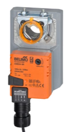 Belimo AMX24-SR Actuator, 180 in-lb 20 Nm, Non Fail-Safe, 2...10 V, Modulating - Image 1