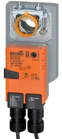 Belimo AMX120-SR Actuator, 180in-lb 20Nm, Non Fail-Safe, AC 100-240V, 2-10V, Mod - Image 1