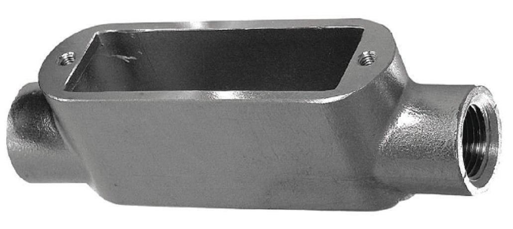 Calbrite S61000CE00 Type C Conduit Body, 1 in NPT, 316SS 316 Stainless Steel - Image 1