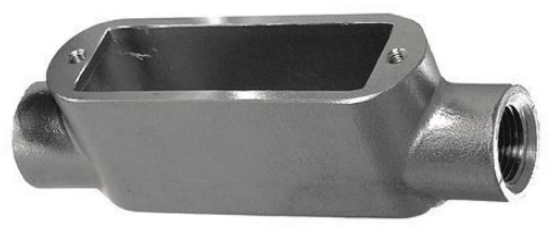 Calbrite S61500CE00 C Style Conduit Body, 1-1/2 in NPT, 316 Stainless Steel - Image 1