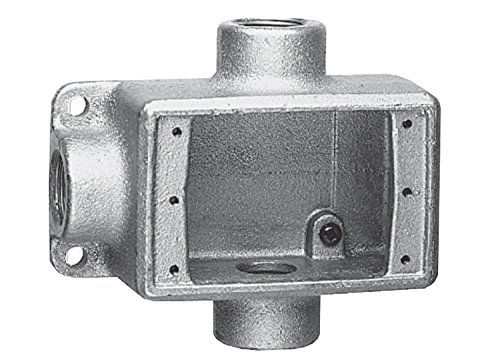 Cooper Crouse-Hinds Eaton FST2 Condulet Cast Iron Conduit Body, 3/4" In Hub Size - Image 1