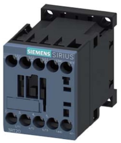 Siemens 3RT2017-1BB41 Power Contactor, AC-3 12 A, 5.5 kW / 400 V 1 NO, 24 V DC - Image 1