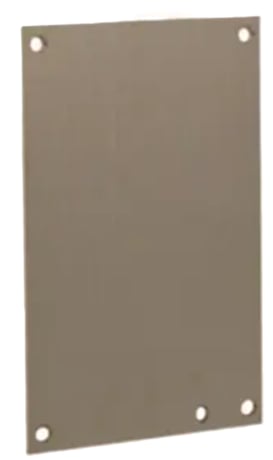 Wiegmann P1008SS Enclosure Back Panel, JIC B Series, 8.8 X 6.8, 304 SS - Image 1