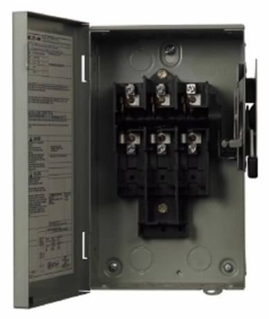 Cutler-Hammer Eaton DG321UGB Safety Switch General Duty 3P 30A 240V 50/60Hz - Image 1