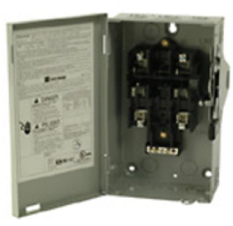 Cutler-Hammer Eaton DG221NGB Safety Switch General Duty 2P 30A 240V 50/60Hz - Image 1