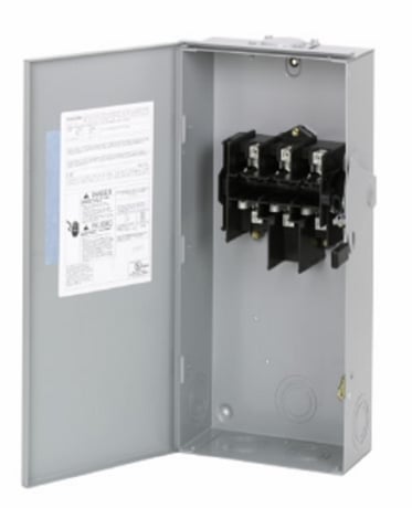 Cutler-Hammer Eaton DG323URB Safety Switch General Duty 3P 100A 240V 50/60Hz 3R - Image 1