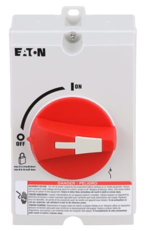 Eaton ER53030UX Non-Fused Enclosed Rotary Disconnect Switch, 30 A, NEMA 4X - Image 1