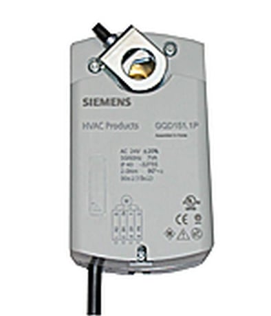 Siemens GQD151.1P Spring Return Rotary, 20 lb-in, 24Vac/dc, 2-10 Vdc Control - Image 1