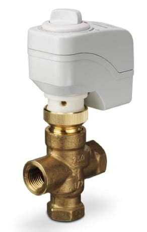 Siemens 254-01139 3-Way 1" Zone Control Valve, Cv 10, Water Mix, F x F, 45 in-lb - Image 1