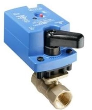 Johnson Controls VG1245CP+906IGA 2-Way 1" NPT Ball Valve, 18.7 Cv - Image 1