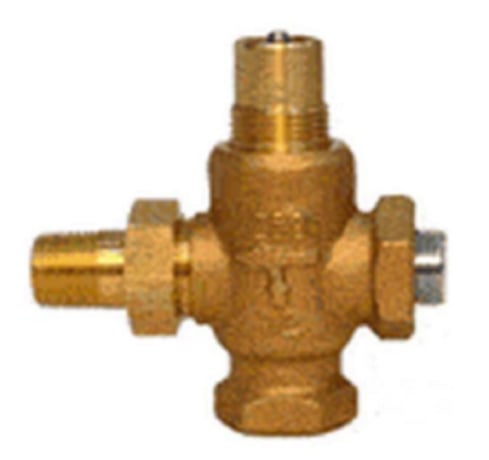 Siemens 599-02057 2-Way 1/2" Terminal Unit Valve, Cv 2.5, Normally Open, AF x UM - Image 1