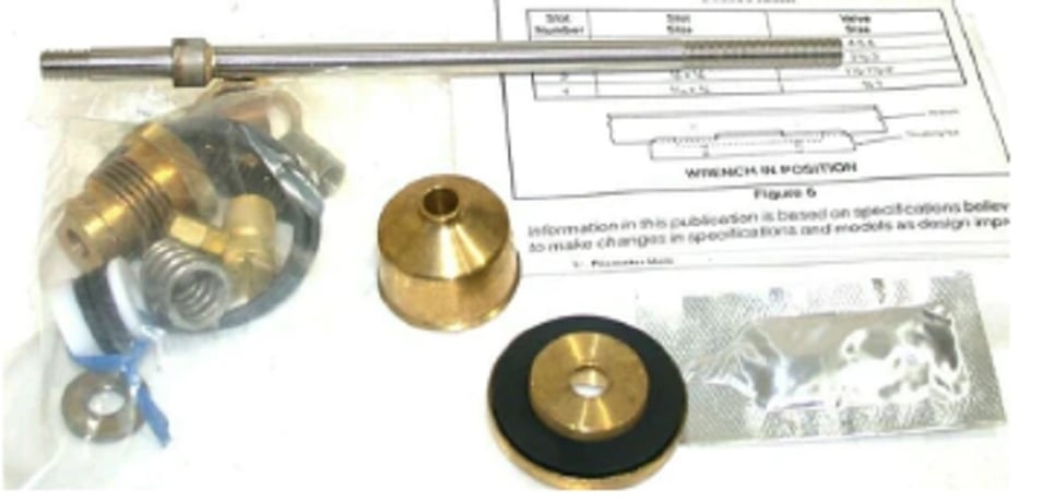 Siemens 591-967 Powers Controls Valve Rebuild Repack Kit, For Flowrite 2 Inch - Image 1