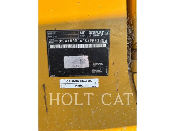 Caterpillar D6, Crawler Dozer, 3409 hours, S/N: SA900380, 2020 - Image 6
