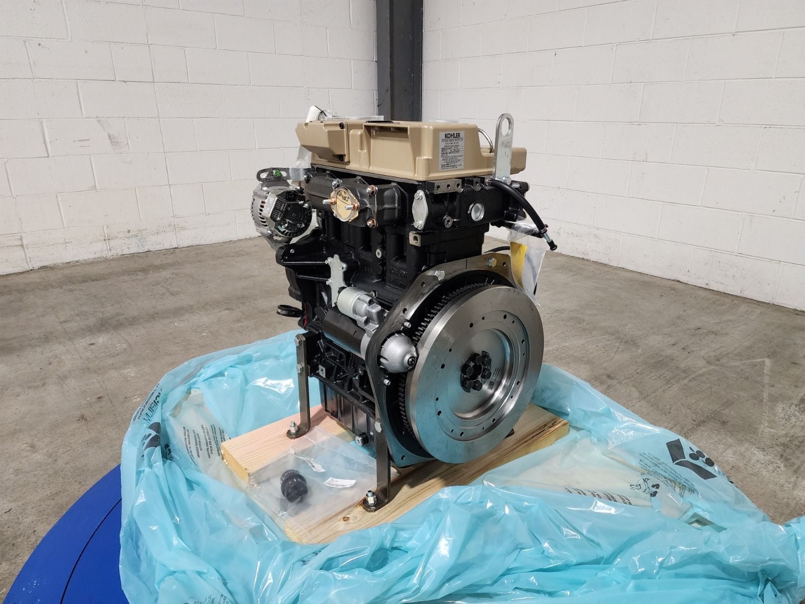 42 HP Kohler #KDI1903ESM, 3 cyl diesel generator engine, Tier 3, as is, new surplus, 2022 - Image 3