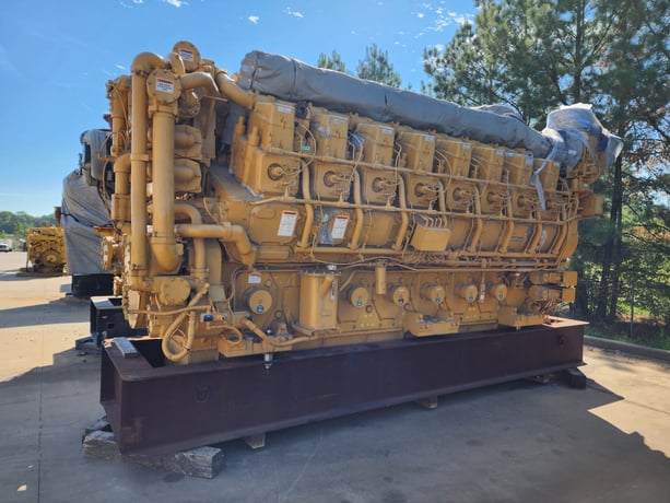 4735 HP @ 1000 RPM, Caterpillar #G3616, Natural gas compression engine fully overhauled - Image 3