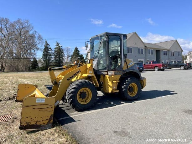 Kawasaki #45ZV-2, Wheel Loader, 1785 hours, 45.5 kW (approx. 61 HP), S/N 24064 - Image 1
