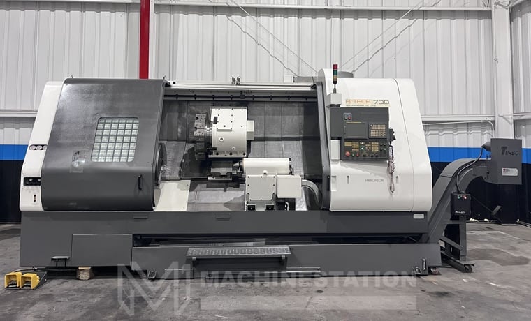Hwacheon #Hi-Tech-700, CNC turning center, 35.4" swing, 24" chuck, 3-jaw, 4.9" bar, 80" centers, 27.56" dia. - Image 1