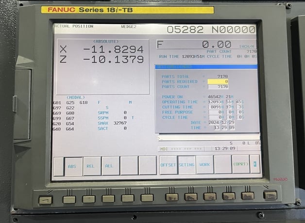 Hwacheon #Hi-Tech-700, CNC turning center, 35.4" swing, 24" chuck, 3-jaw, 4.9" bar, 80" centers, 27.56" dia. - Image 6