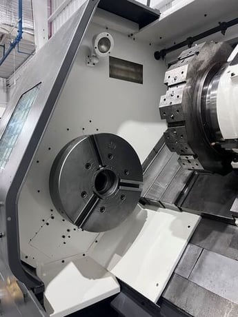 Hwacheon #Hi-Tech-700, CNC turning center, 35.4" swing, 24" chuck, 3-jaw, 4.9" bar, 80" centers, 27.56" dia. - Image 8