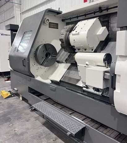 Hwacheon #Hi-Tech-700, CNC turning center, 35.4" swing, 24" chuck, 3-jaw, 4.9" bar, 80" centers, 27.56" dia. - Image 10