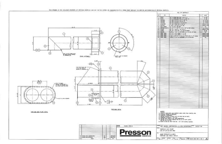 Presson/Enerflex Systems Direct Fired Amine Reboiler, 66" OD x 40' straight side, 24" firetube - Image 2