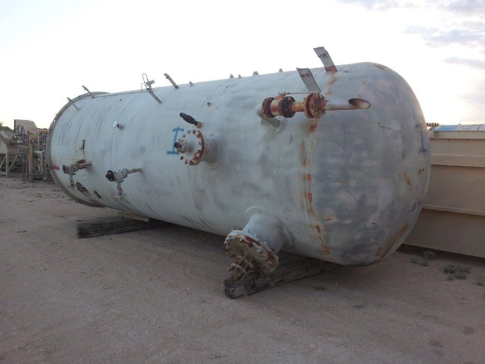 General Welding, refrigerant suction scrubber, 7'-6" ID x 11'-8" S/S, vertical, SA 212 B front back, National - Image 1