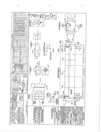 17420 gallon 96" ID x 516" -8", horizontal, G.a. Mosites Company G.A. Mosites Co., SA 516 70 Mat' l, MAWP 75 - Image 6