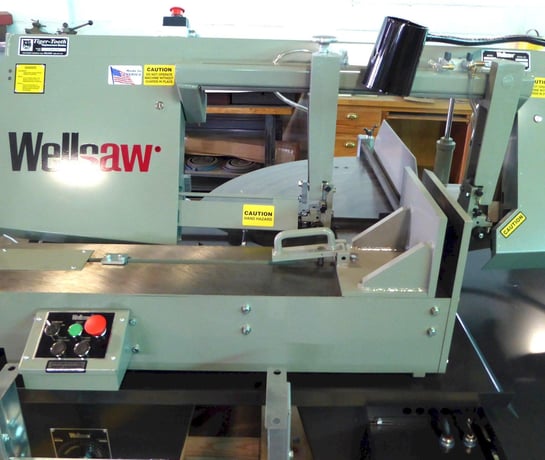 13" x 16" Wellsaw #1316S, horizontal band saw, miter, 1" blade, 3 HP, new, in stock - Image 4