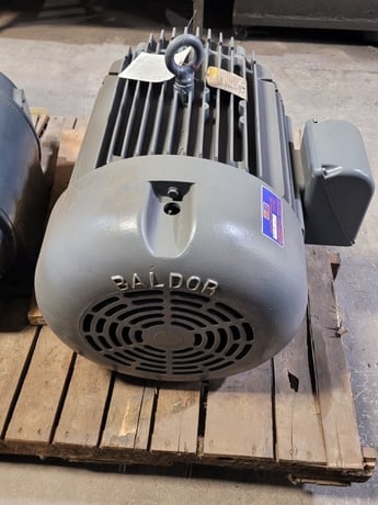 60 HP 1800 RPM Baldor, Frame 364T, TEFC, BB, 230/460 Volts, m4314t used/rebuilt - Image 2