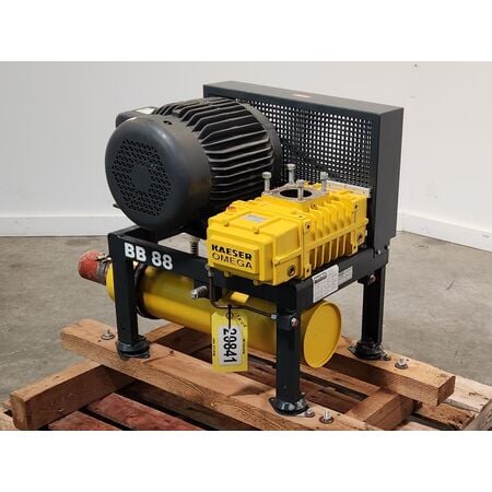 216 cfm @ 15 HG, Kaeser #Omega-23, vacuum blower, 10 HP - Image 2