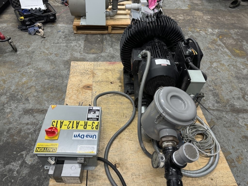 135 CFM, Conair #RG1-11, vacuum pump, 11.5 HP, single stage regenerative pump, 2.5" line - Image 7