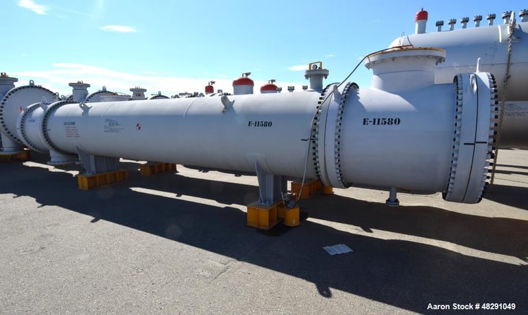 8254 sq.ft., 527 psi shell, Ilsung Corporation, Single Pass Shell & Tube Heat Exchanger, 139 psi, 3/4" - Image 2