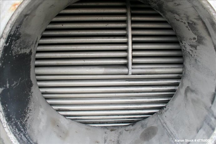 1200 sq.ft., 75 psi, ALCO, Heat Exchanger, Size 35.96, 1-32-52 H, 3/4" diameter x 8' long 316 Stainless steel - Image 8