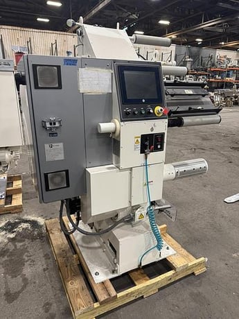 12" Doctor Machine, Accraply Standford #DM12, fife web guide, splice table, 1640 FPM, 2019 - Image 1