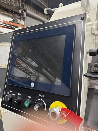 12" Doctor Machine, Accraply Standford #DM12, fife web guide, splice table, 1640 FPM, 2019 - Image 3