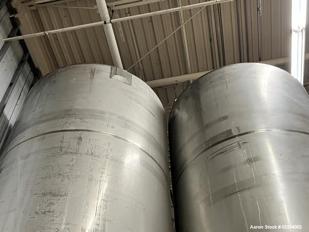 4200 gallon Feldmeier, Stainless Steel Storage Tank, Vertical, 240" High (straight side) X 72" diameter - Image 3