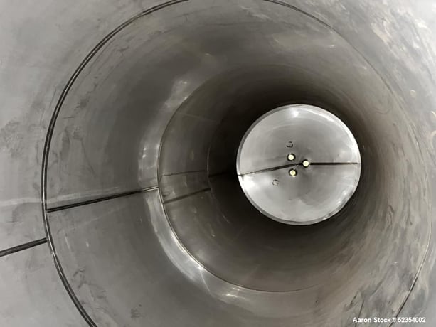 4200 gallon Feldmeier, Stainless Steel Storage Tank, Vertical, 240" High (straight side) X 72" diameter - Image 4