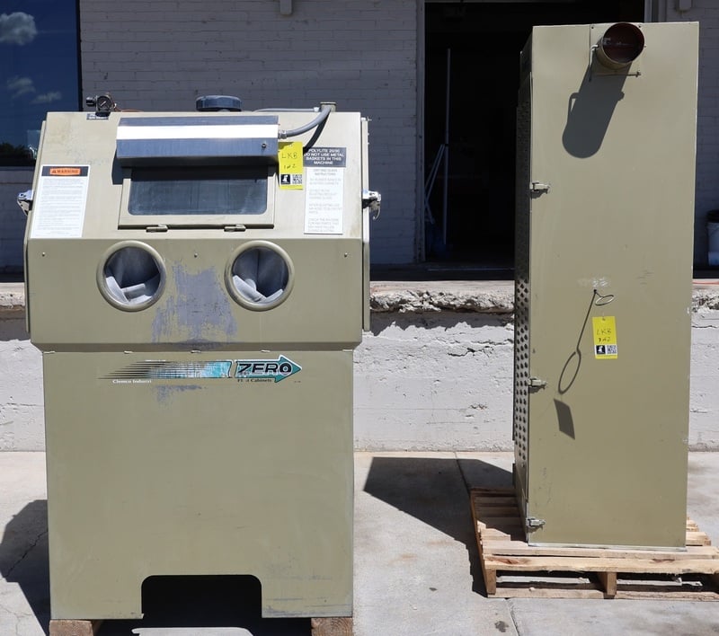 Clemco #BNP55-60CR &DF, blast cabinet, 2009 - Image 1