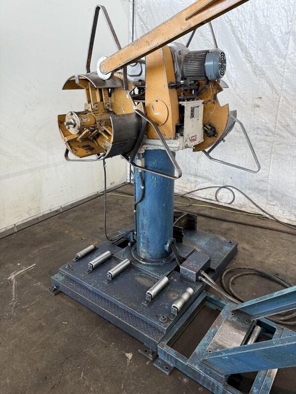 1100 lb. Aida #LMU 15-15 / LF1516NC, Coil Feed Lines, 5.9" W, 47.24" OD, 18.5"-20.5" ID,.05" thick - Image 6