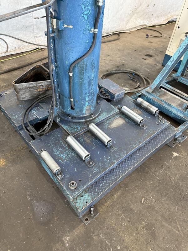 1100 lb. Aida #LMU 15-15 / LF1516NC, Coil Feed Lines, 5.9" W, 47.24" OD, 18.5"-20.5" ID,.05" thick - Image 8