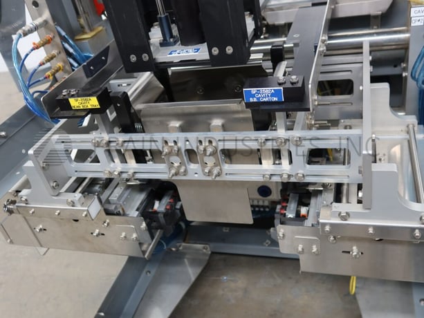 Automatic single head tray former, Delkor #TFL, hot melt glue sealer, 10-60 trays per minute - Image 2