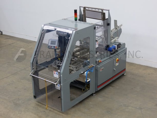 Automatic single head tray former, Delkor #TFL, hot melt glue sealer, 10-60 trays per minute - Image 5
