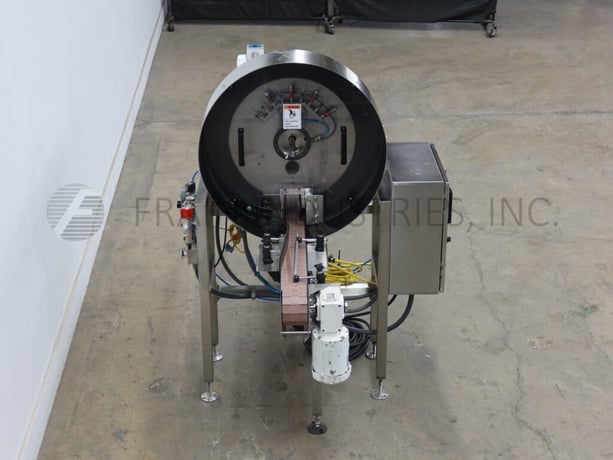 McBrady #100, rotary, inverted, air cleaner, 20-100 containers per minute, vari-speed controllers, e-stop - Image 3