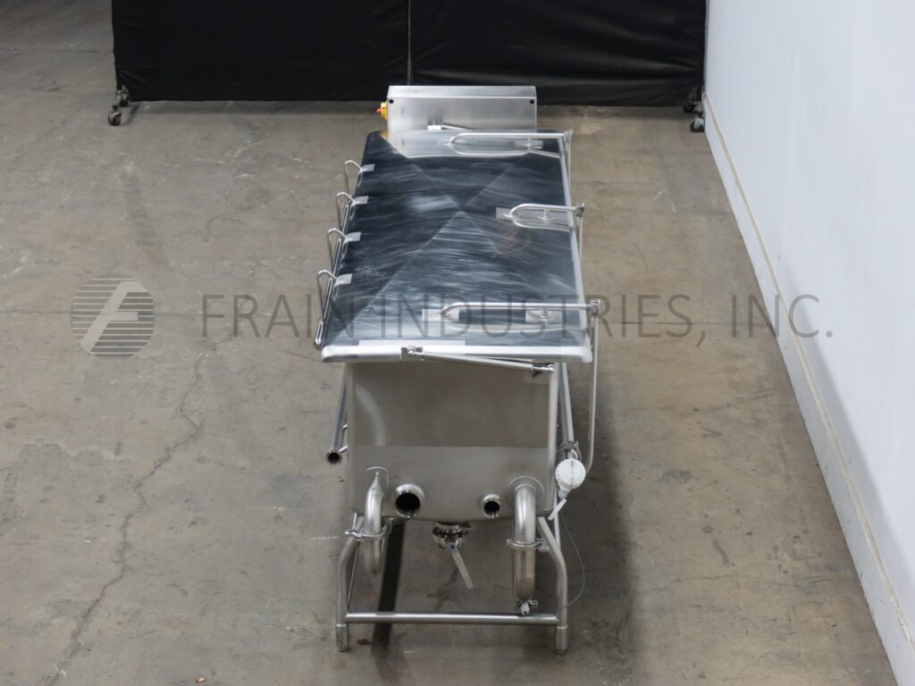 Sani-Matic, 200 gallon trough style, 304 Stainless Steel COP tank, with 98" long x 25" wide x 20" deep inner - Image 4