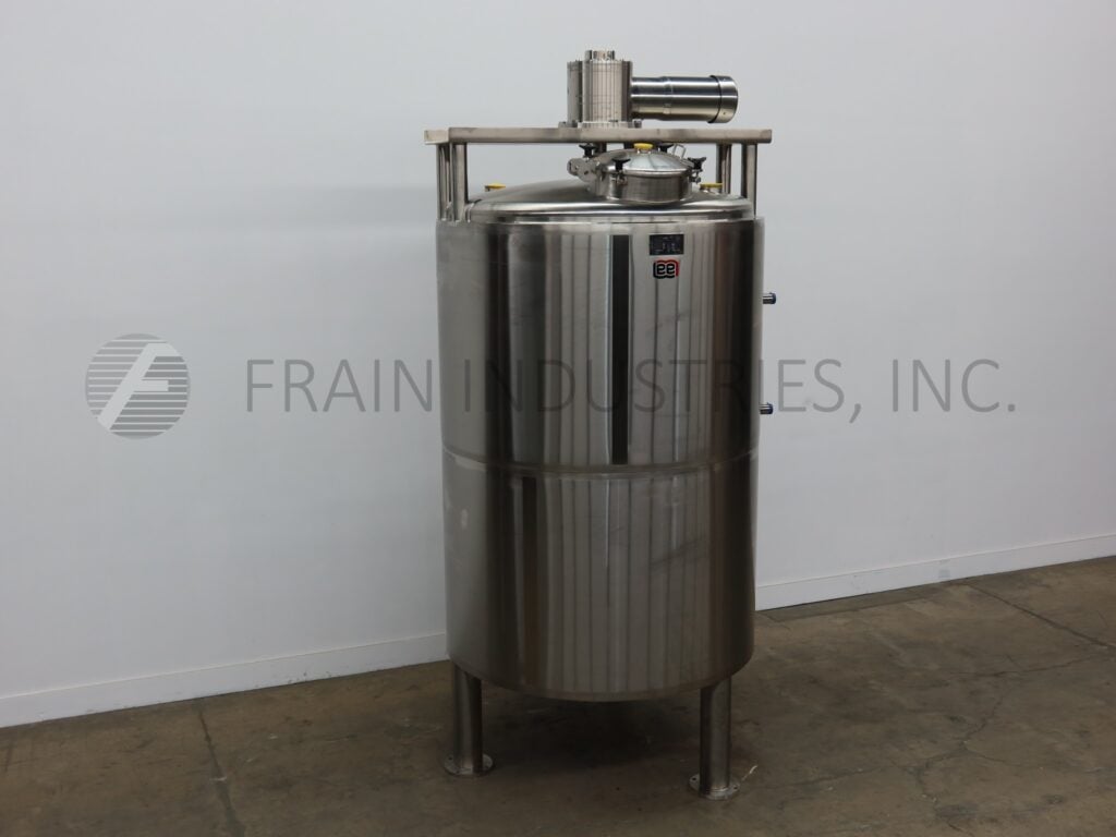 1056 gallon Lee #4000U75, 316 Stainless Steel jacketed & insulated process tank, 100 psi, 66" dia. x 94-1/2" - Image 5
