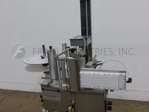 Label-Aire #3114TS-1500, 7" x16" right hand 1-10" ST pressure sensitive, tamp spot labeler, 600-1500 linear - Image 2