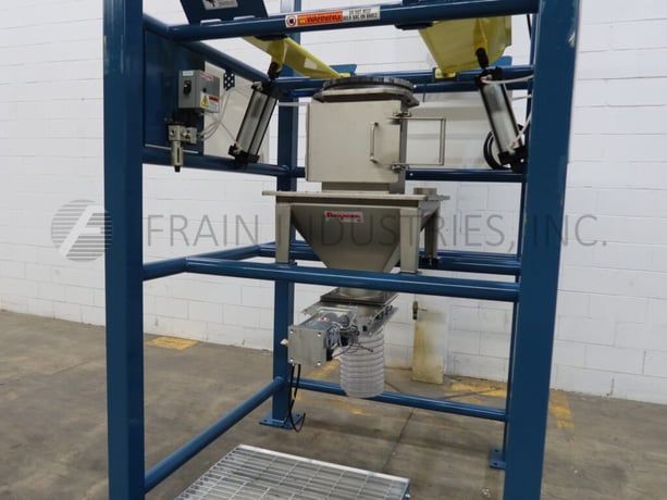 Super sack unloading system, Flexicon #BFC-C, bulk bag, with 109" long cantilevered I-beam extending 45" - Image 2
