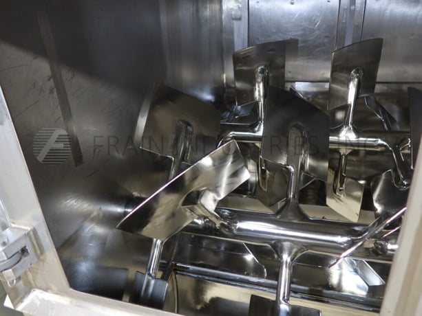 26 cu.ft. Forberg Forberg #FZM-26, 304 Stainless Steel dual trough paddle mixer, 52" length, 61" width, 45" - Image 2